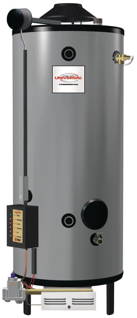 Universal Gas Water Heater, 75\2 Gallon, 300,000 BTU - Gas Type: Propane
