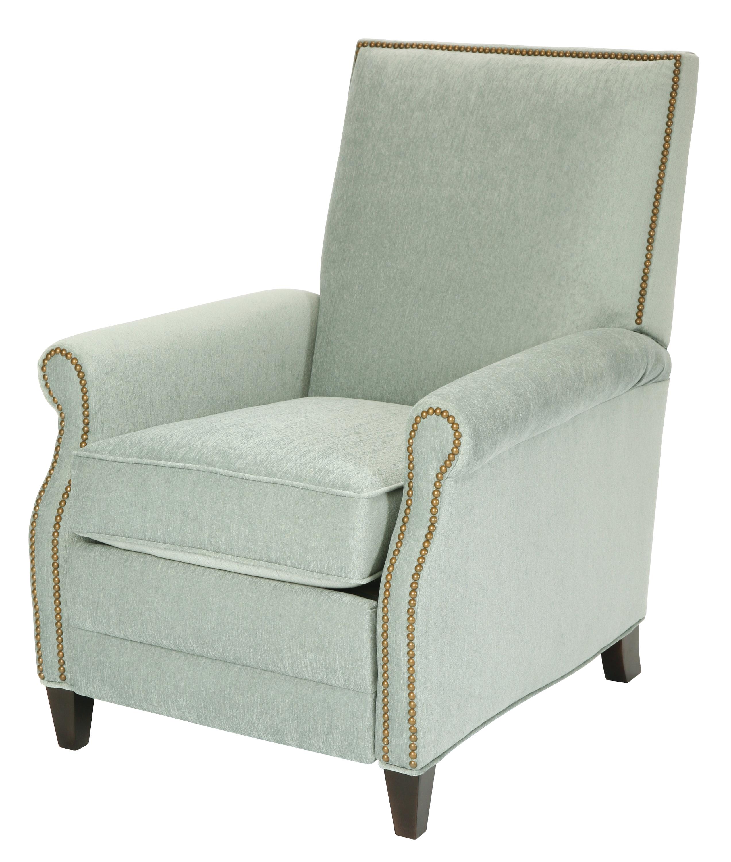 Maxwell Thomas® Irvine Power Recliner, Grade B - Nailhead: Black Nickel Frame Finish: Corduroy