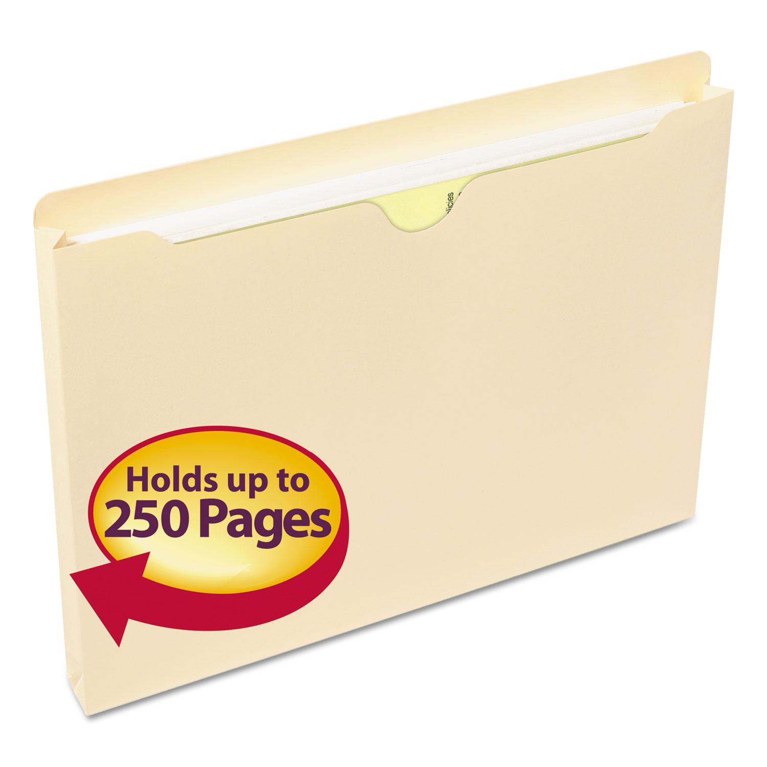 Smead Manila File Jackets, Letter, 11 Point, Manila, 50/Box