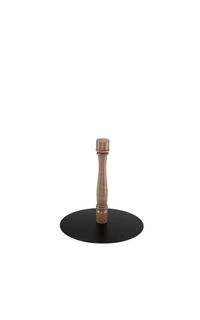 Pilaster Wood & Metal Disc Table Base