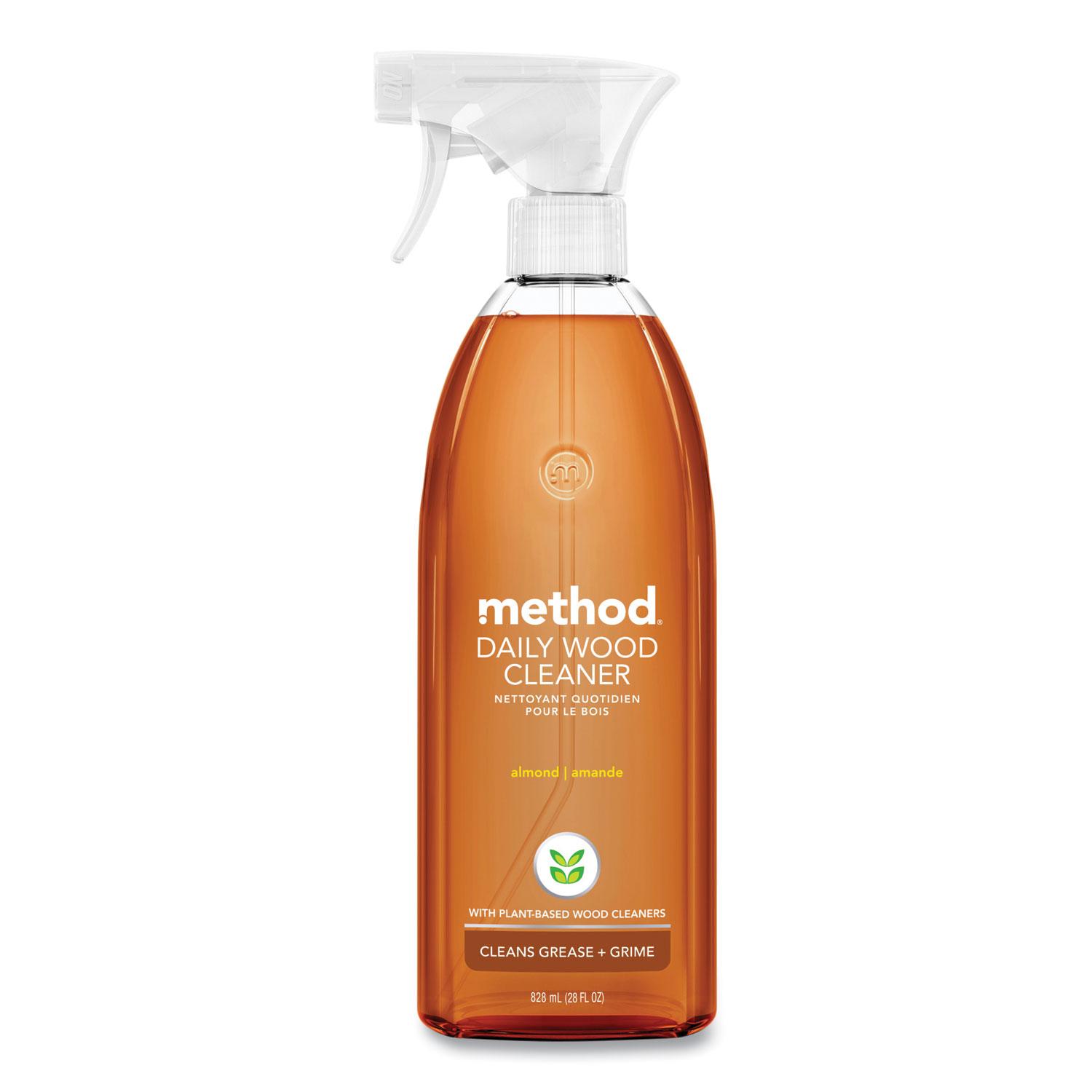 Method® Wood for Good Daily Clean, 28 oz Spray Bottle, 8/Carton