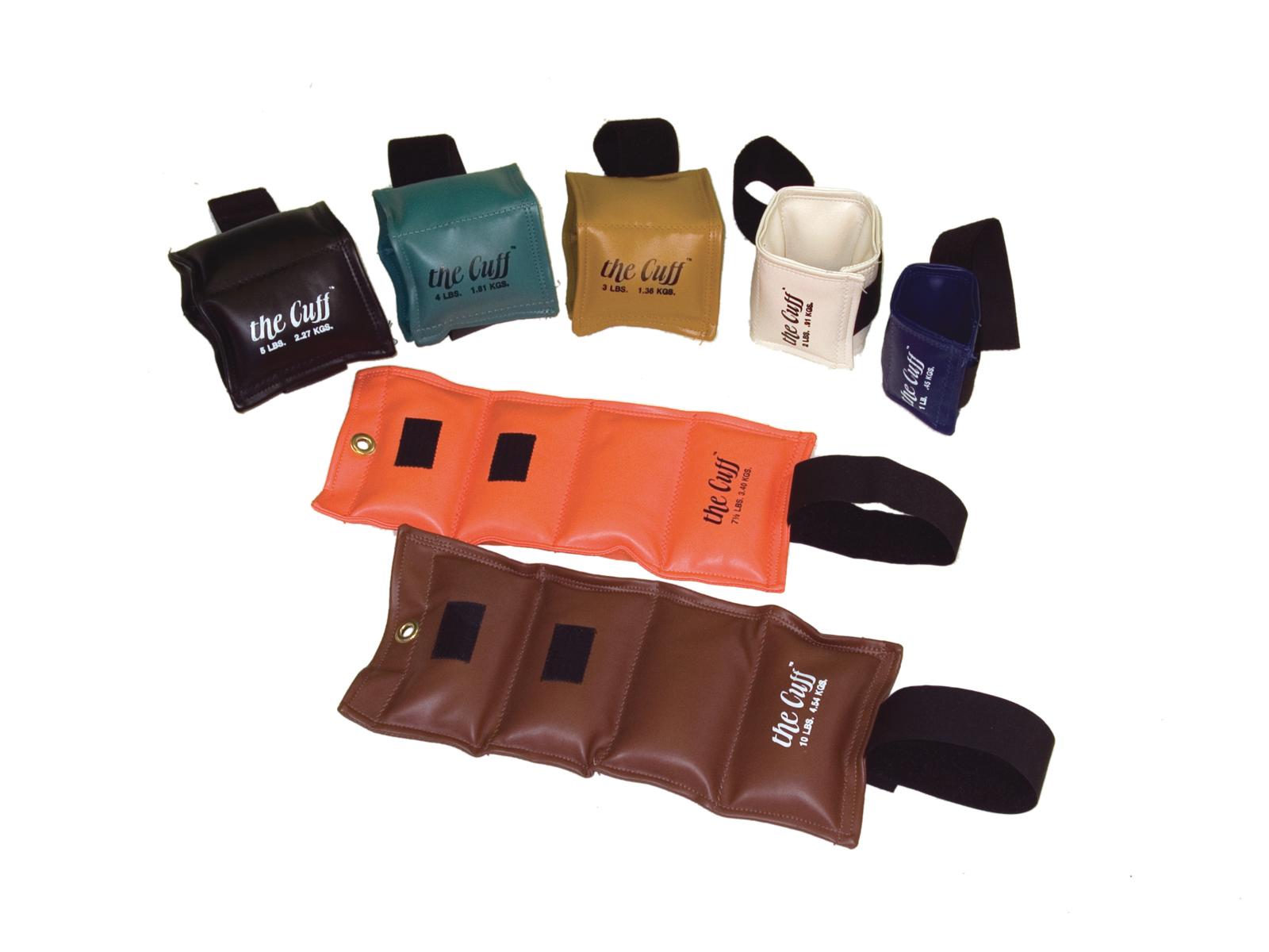 The Cuff® Deluxe Ankle And Wrist Weight - 7 Piece Set - 1 Each 1, 2, 3, 4, 5, 7.5, 10 Lb