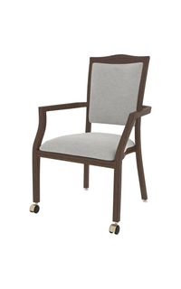 Macon Dining Chair with Front Casters