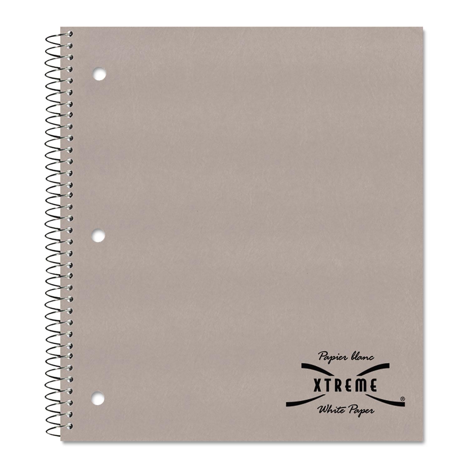 National® Single-Subject Wirebound Notebooks, 1 Subject, Medium/College Rule, Assorted Color Covers, 11 x 8.88, 80 Sheets