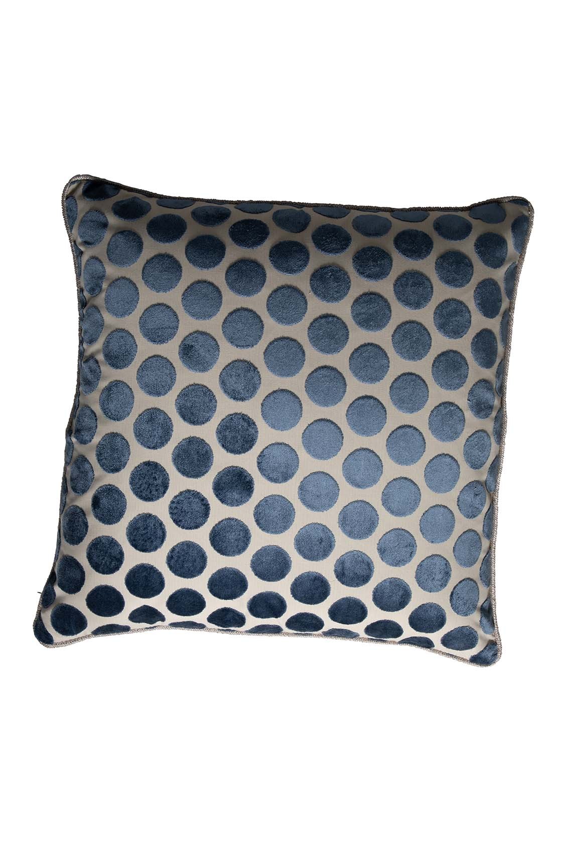 Polka Dot Marine 18x18 With Feather Insert