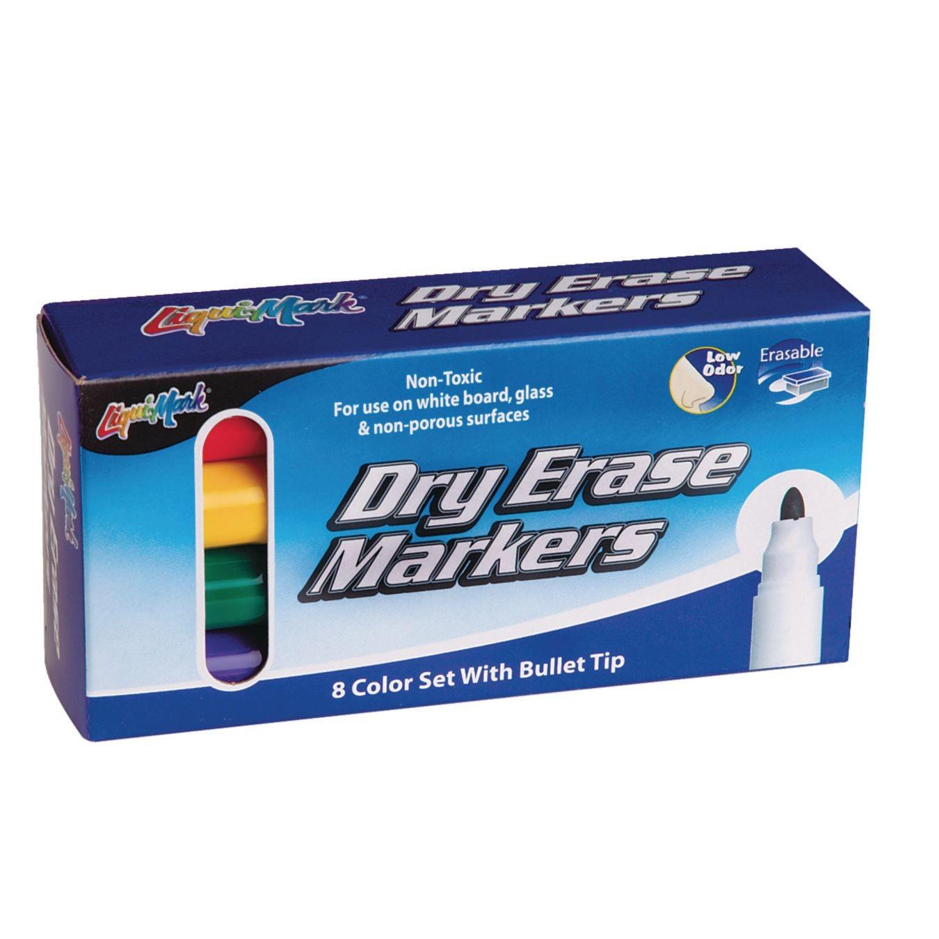 Liqui-Mark® Dry Erase Markers (Set of 8)