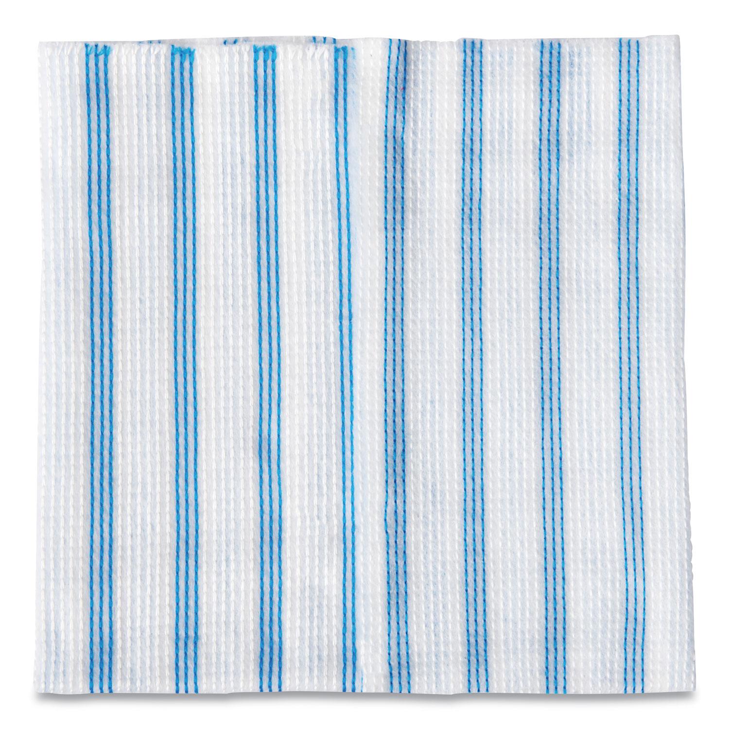 Rubbermaid HYGEN Disposable Microfiber Dry Cloth, White/Blue, 600/Pack