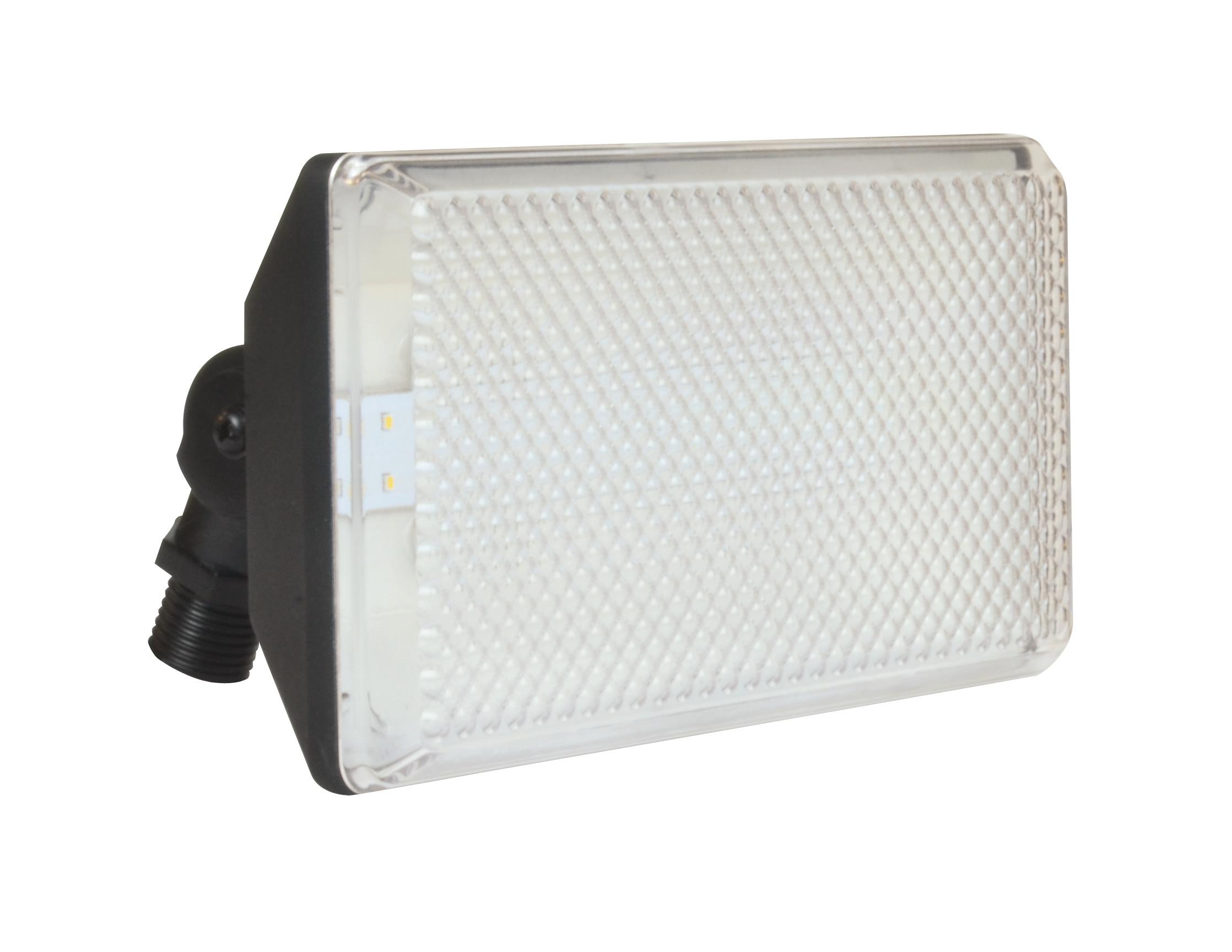Watt Led Floodlight - 120 Volt. Die-Cast Aluminum Housing - Clear Lexan Lens - 700 Fixture Lumens -