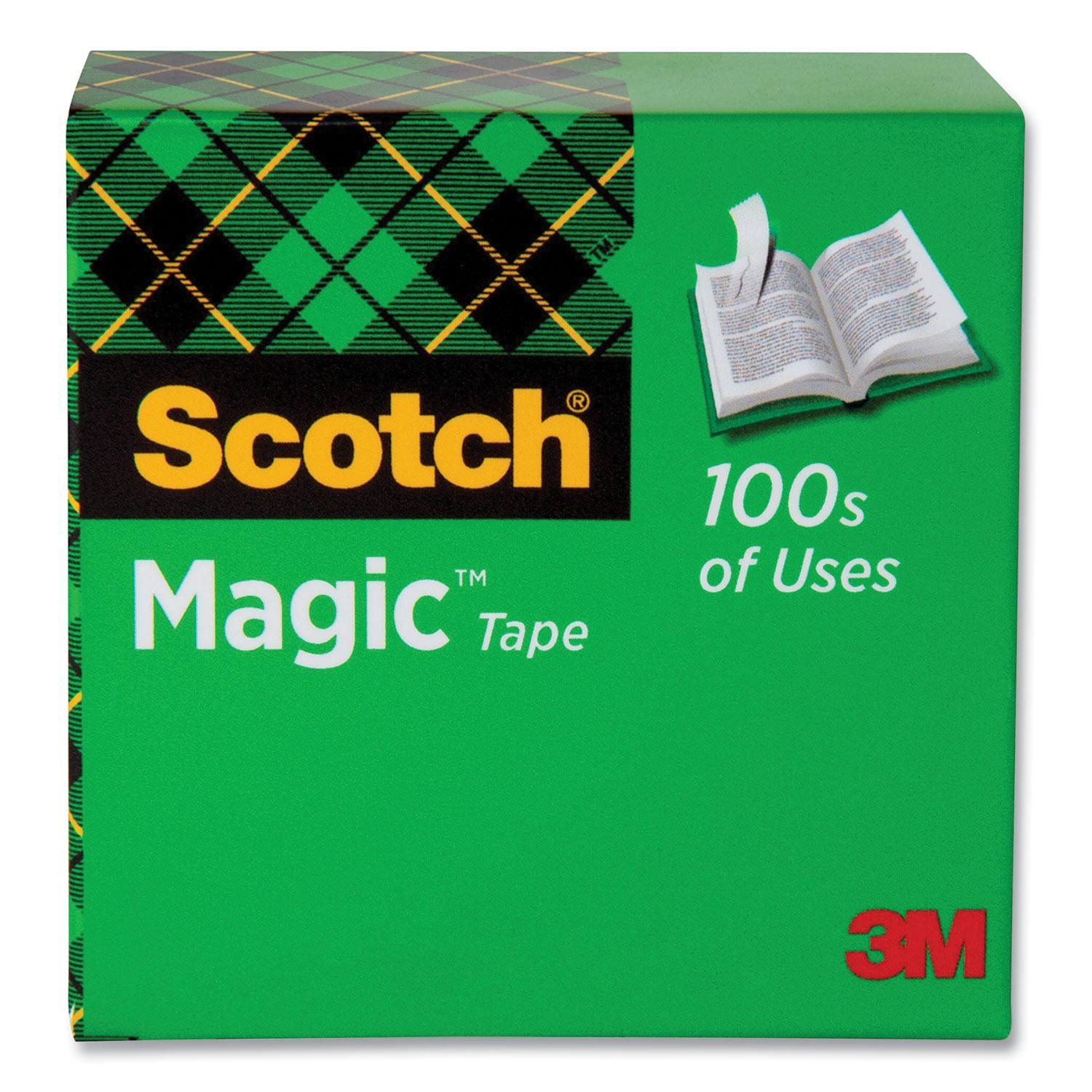 Scotch® Magic Tape Refill, 1" x 1296", 1" Core, Clear