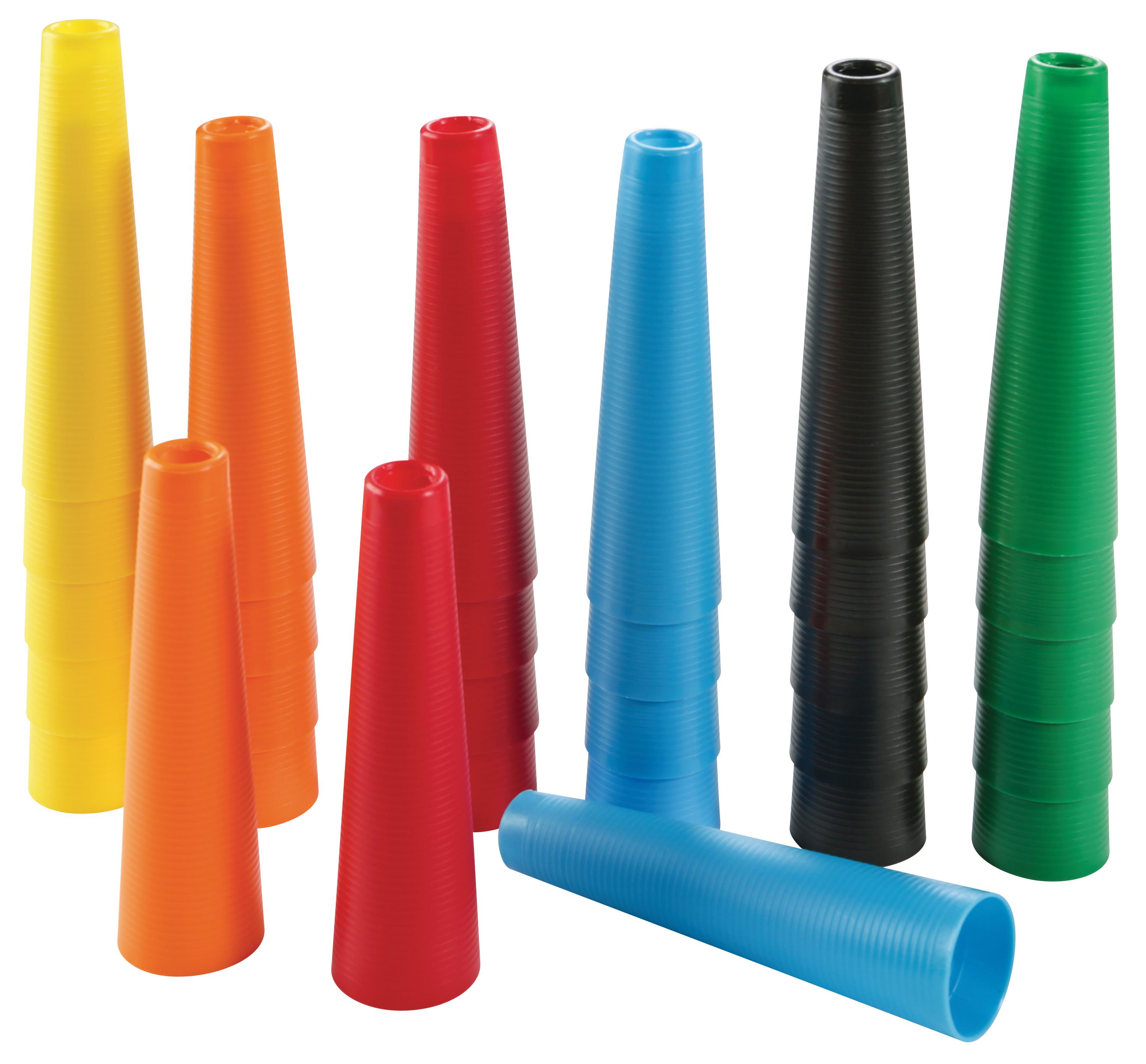Direct Supply® Plastic Stacking Cones, Small, Set of 30