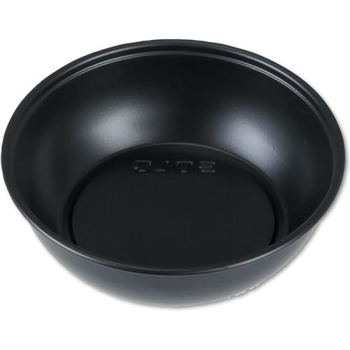 SOLO Plastic Souffl Portion Cups, 5 1/2 oz., Black, 250/Bag (L0128)