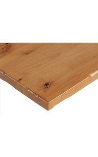 Natural Alder Plank Tabletop with Rustic Edge