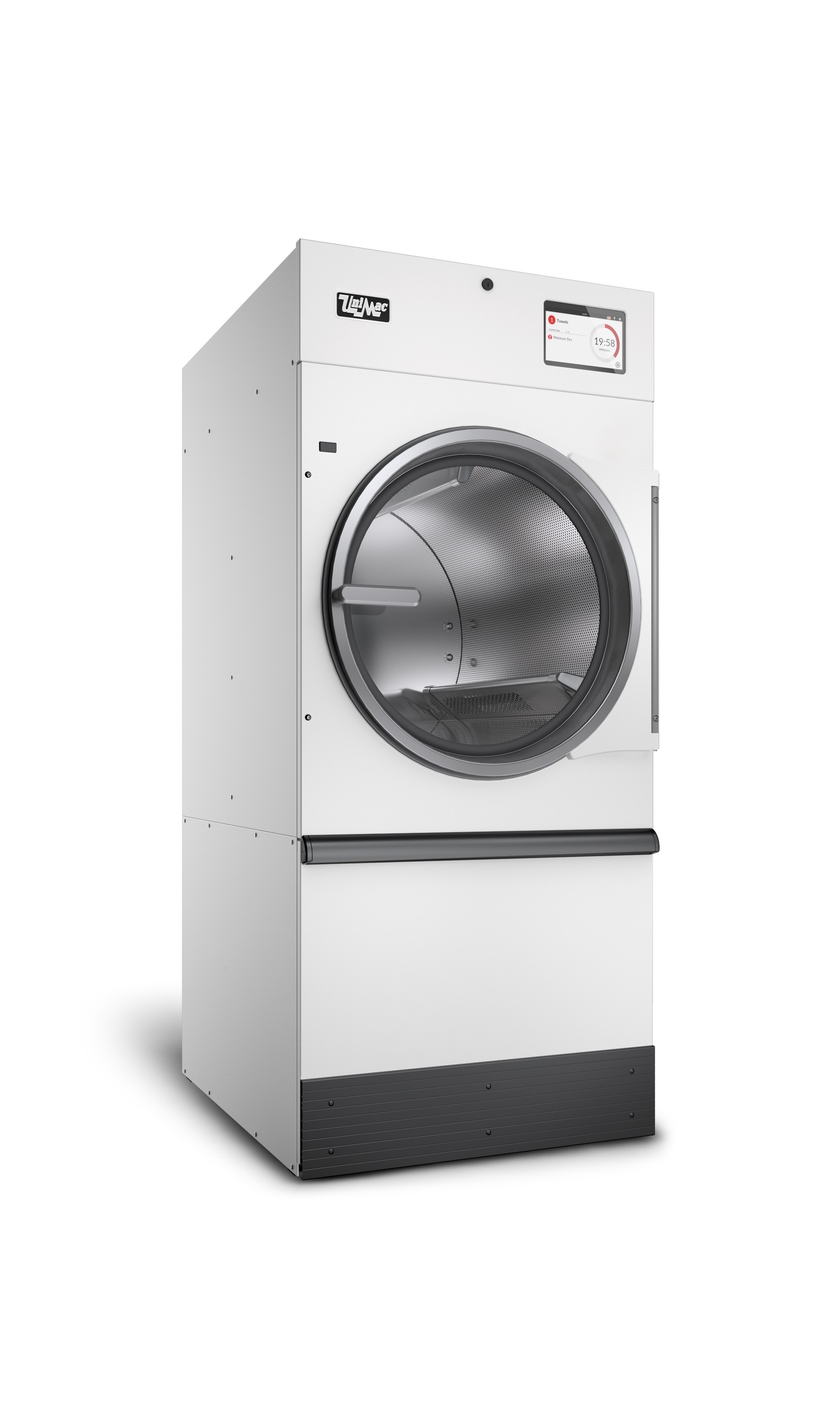 UniMac Tumble Dryer 55lb Capacity, Electric, UniLinc Touch, OPTidry, Reversing, 460-480V. 460-480V/50-60/3