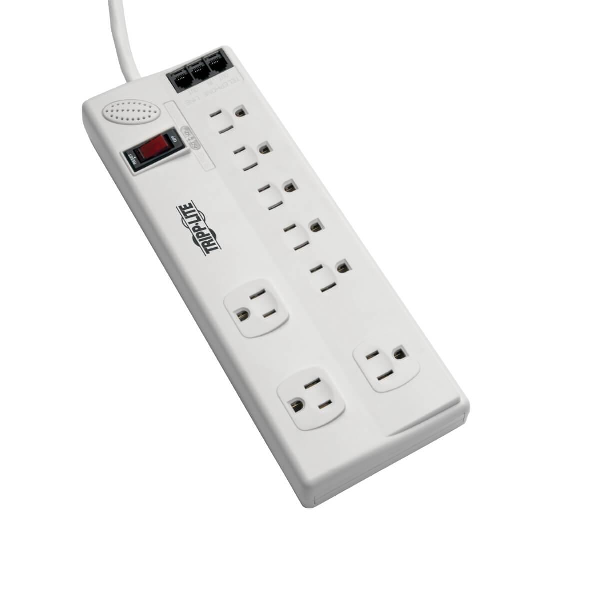 Surge Protector 8 Outlet 6Ft Cord T