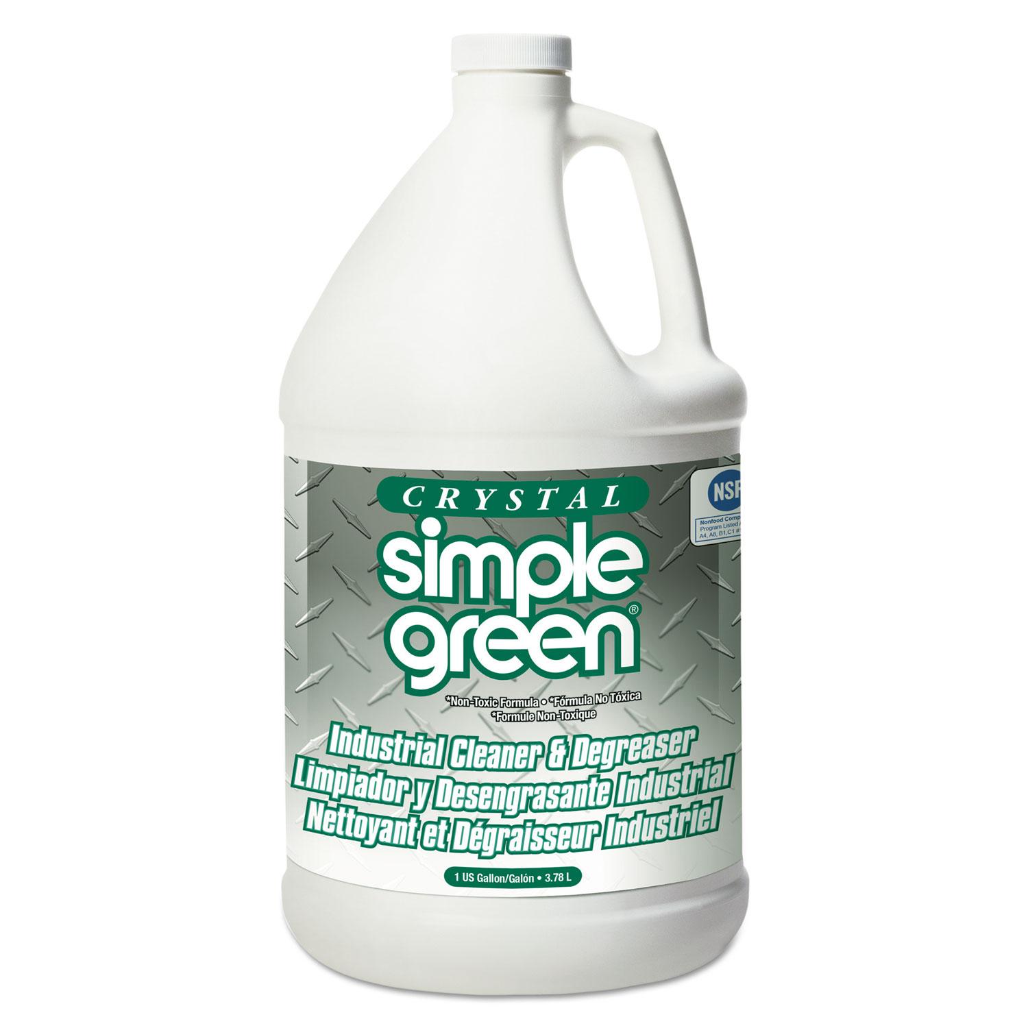 Simple Green® Crystal Industrial Cleaner/Degreaser, 1gal, 6/Carton