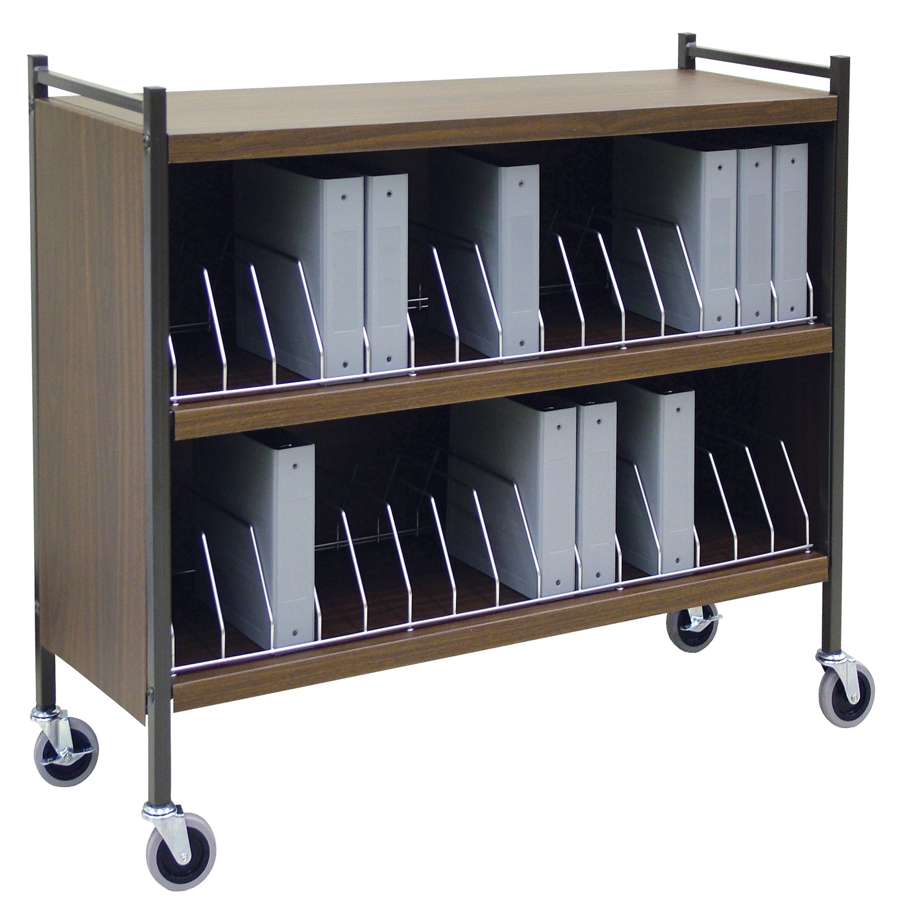 Big Beam Large Vertical Cabinet Rack - 3 Shelves- 24 Binder Capacity ...