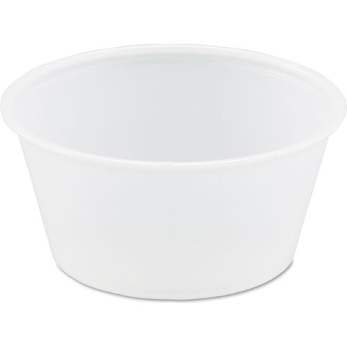 Souffle/Portion Cups, 1.5 oz, Polypropylene, Translucent, 2,500/Carton