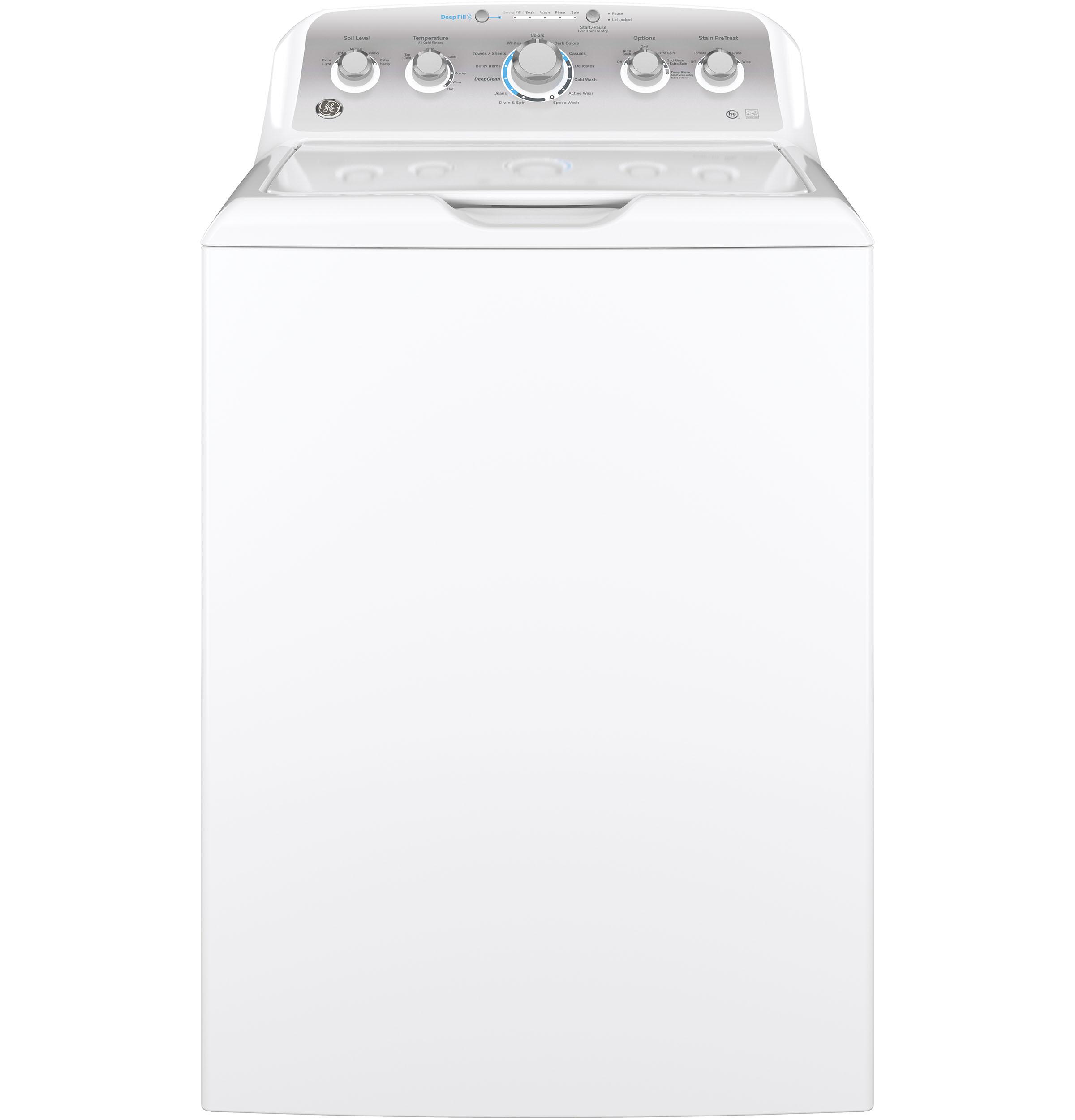 GE® 4.6 Cu. Ft. Residential Top-Load Washer with Stainless Steel Drum