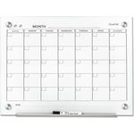 Quartet® Infinity Magnetic Glass Calendar Board, 24 x 18