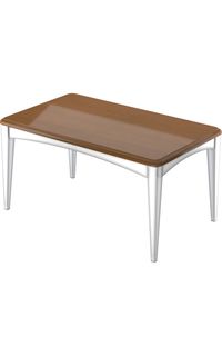 Four-Leg Dining Tabletop Only, Thermolaminate with Ogee Edge, 36"x60"