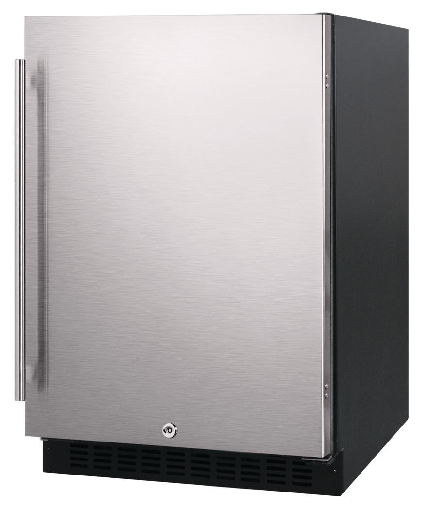 Summit 4.8 Cu. Ft. Undercounter Compact Refrigerator, ADA Compliant, Stainless Steel, Freezerless Refrigerator