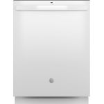 GE® Top Control with Plastic Interior Dishwasher with Sanitize Cycle & Dry Boost, ENERGY STAR®, White