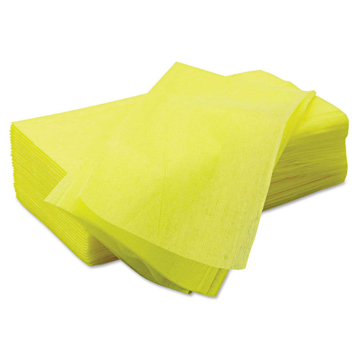 Chix® Masslinn Dust Cloths, 22 x 24, Yellow, 150/Carton