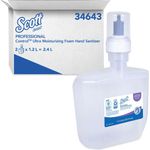 Scott® Kleenex® Ultra-Moisturizing Foam Hand Sanitizer, 1200ml cassette, Unscented, Case of 2