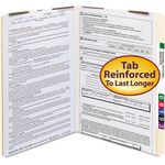 Smead Folders, Two Fasteners, Straight Cut, Top Tab, Legal, Manila, 50/Box