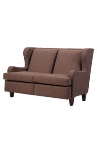 Quick-Ship Cape Vincent Loveseat with Preferred Seat Deck in Vinyl Fabric