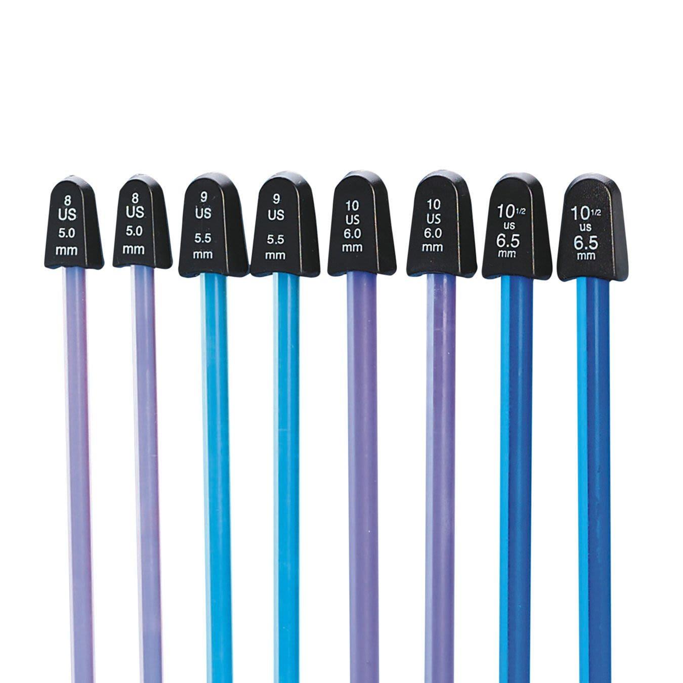 Crystal Lite Knitting Needle Set, Sizes 8,9,10,10-1/2