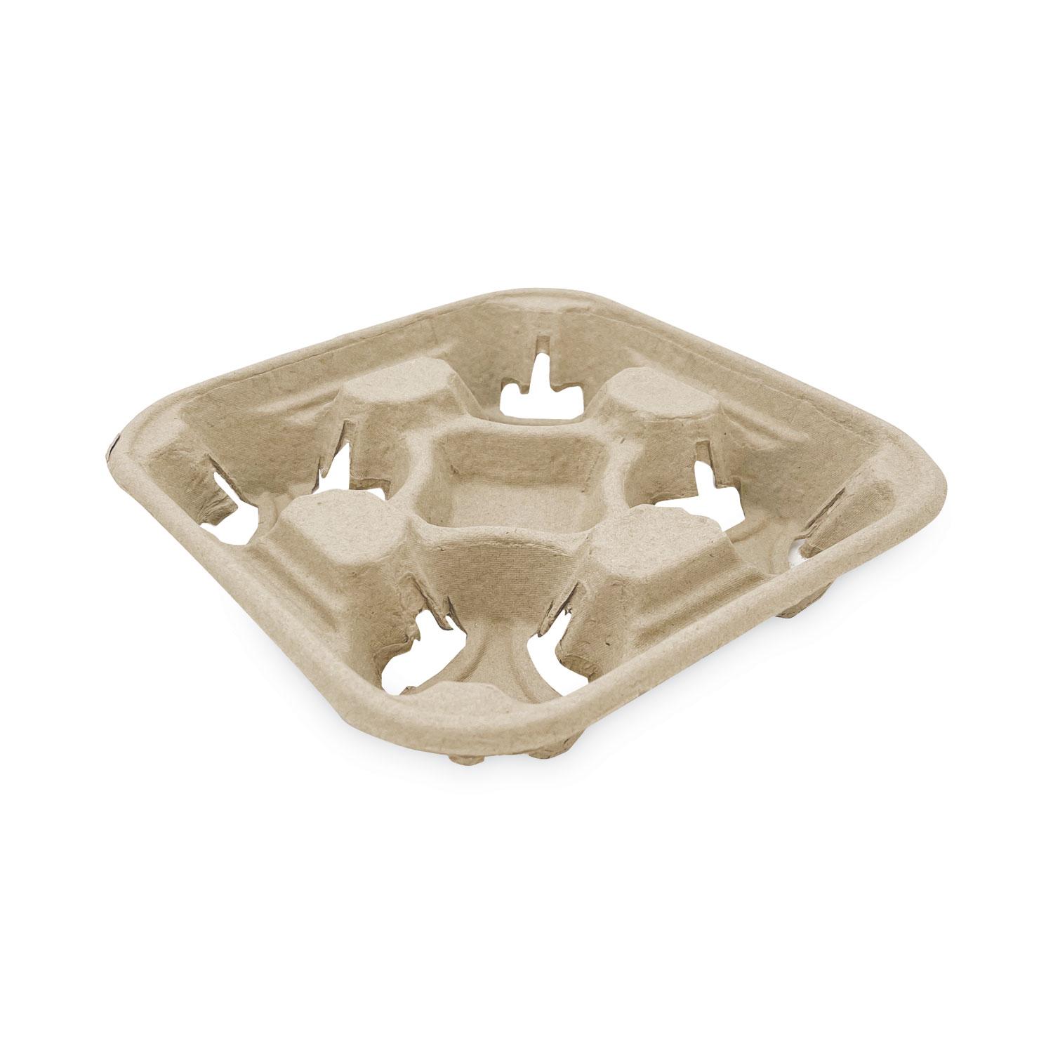 Boardwalk® Cup Tray, 8-32 oz, Four Cups, 300/Carton