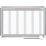 Perpetual Year Planner, 48x36, White/Silver,