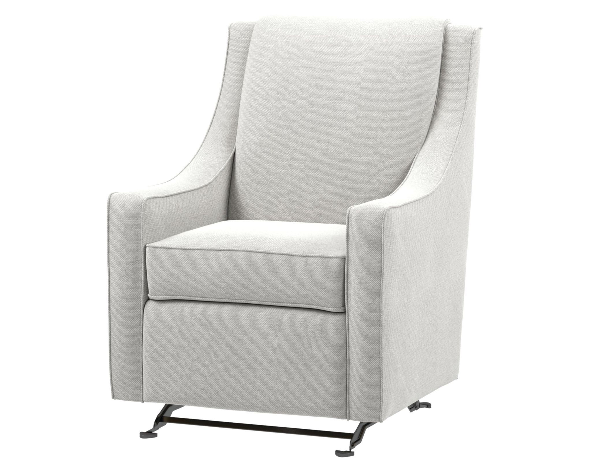 Quick-Ship Vidalia Locking Glider in Vinyl Fabric | Maxwell Thomas
