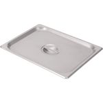 Direct Supply® Solid Cover For Full Size Steam Table Pan, 24 Gauge
