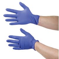 Inteplast Group Embossed Polyethylene Disposable Gloves Medium Powder-Free Clear 