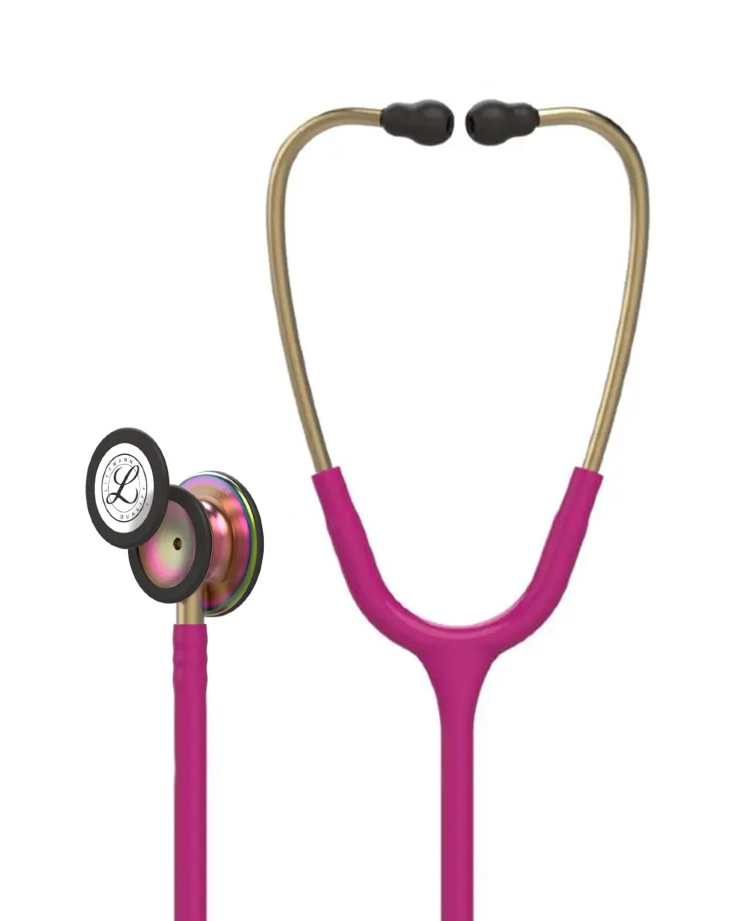 3M Littmann Classic II Raspberry Infant Stethoscope with Rainbow Finish