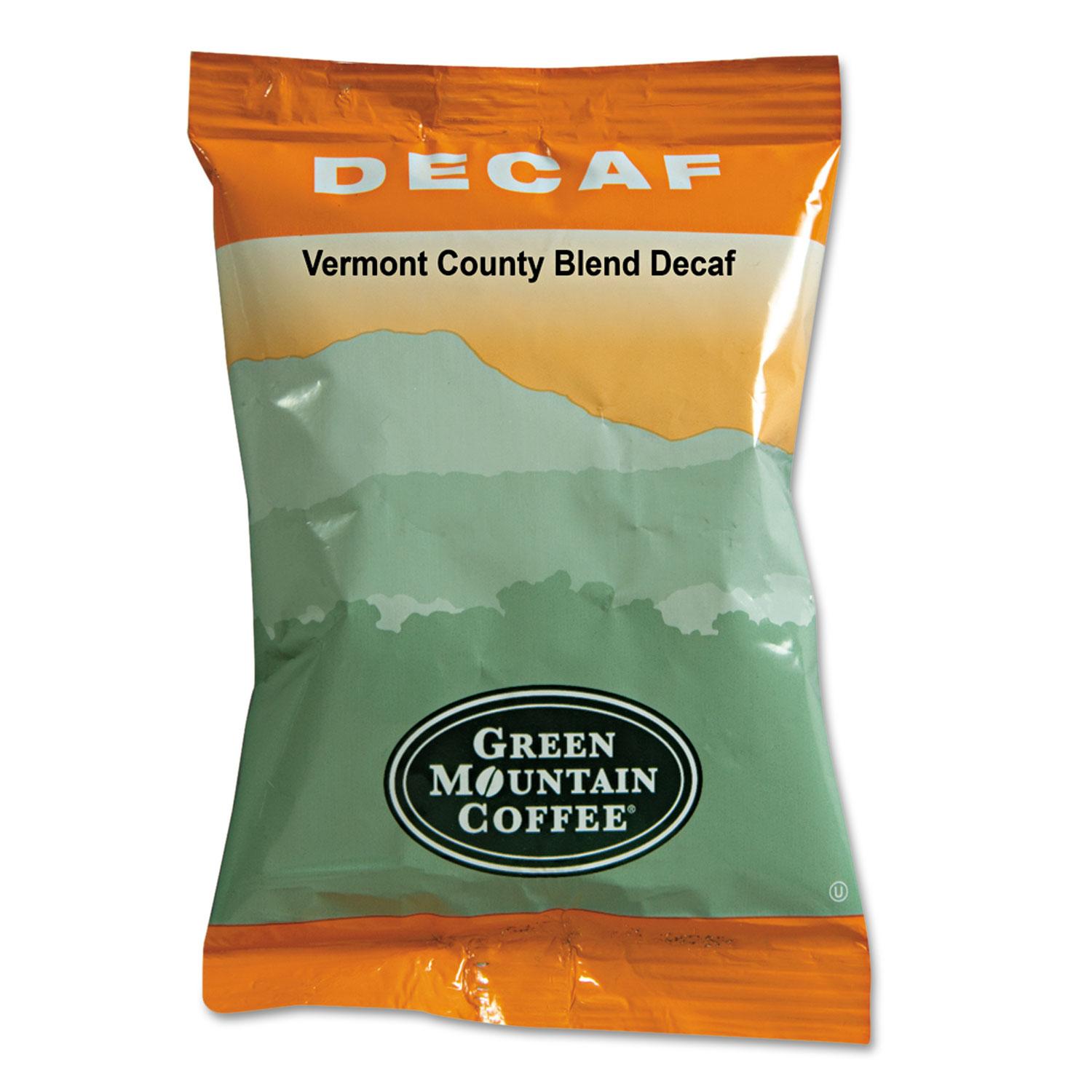 Green Mountain Coffee® Vermont Country Blend Decaf Coffee Fraction Packs, 2.2oz, 50/Carton