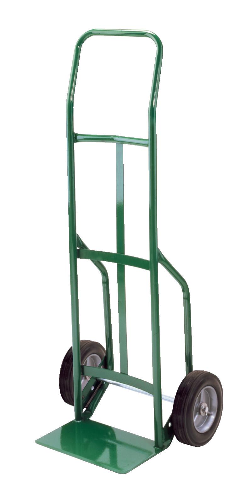 Economy Hand Truck, 500 lb. Capacity, 8" Solid Rubber Wheels
