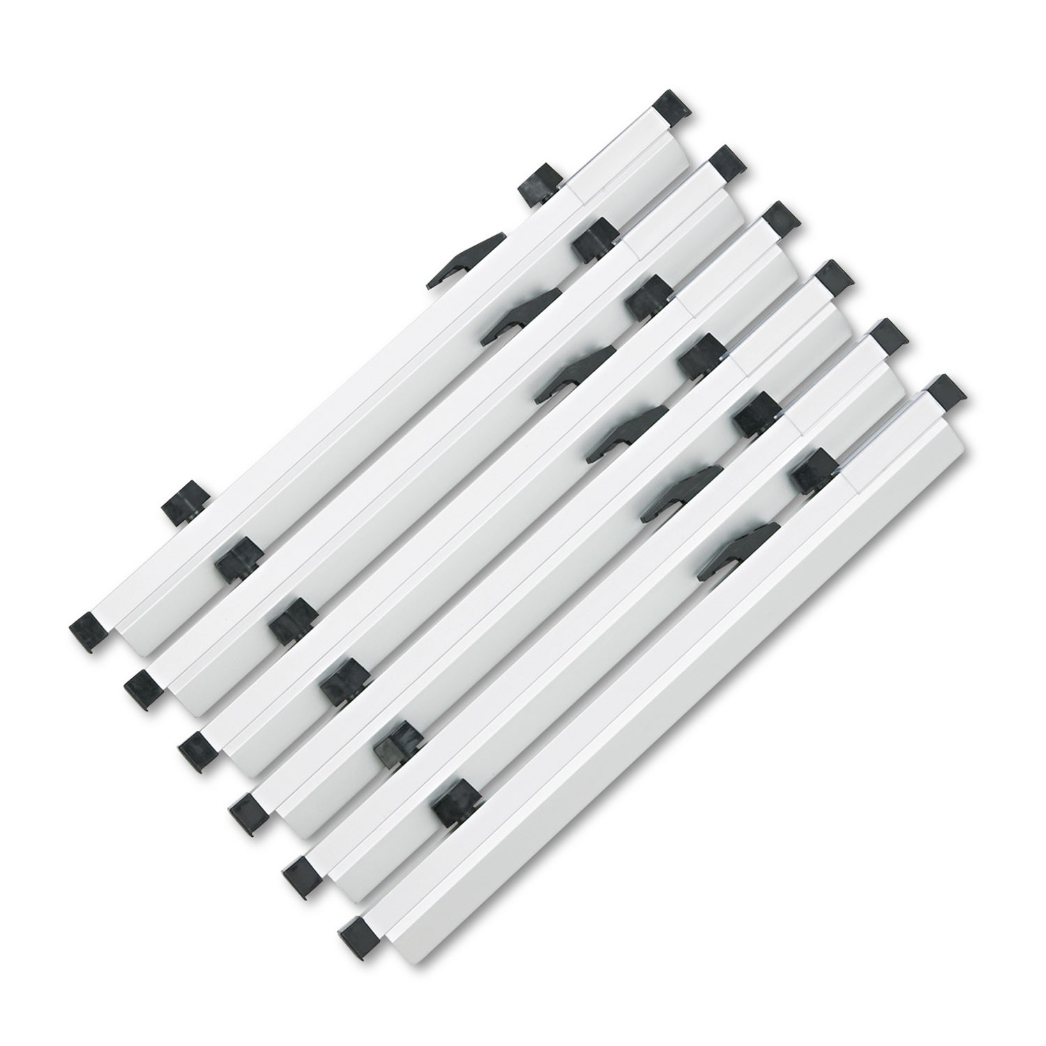 Sheet File Hanging Clamps, 100 Sheets Per Clamp, 19.75w, 6/Carton
