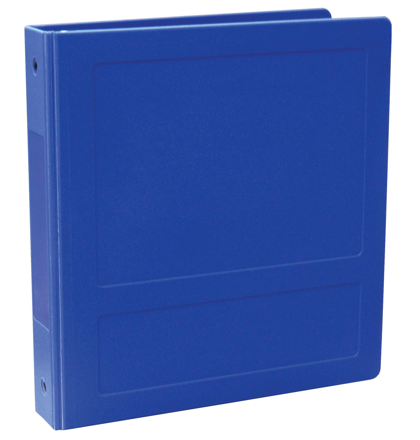 Molded Side Open Ring Binder, 1i W - Color  Dark Blue Chart Type 3 Ring