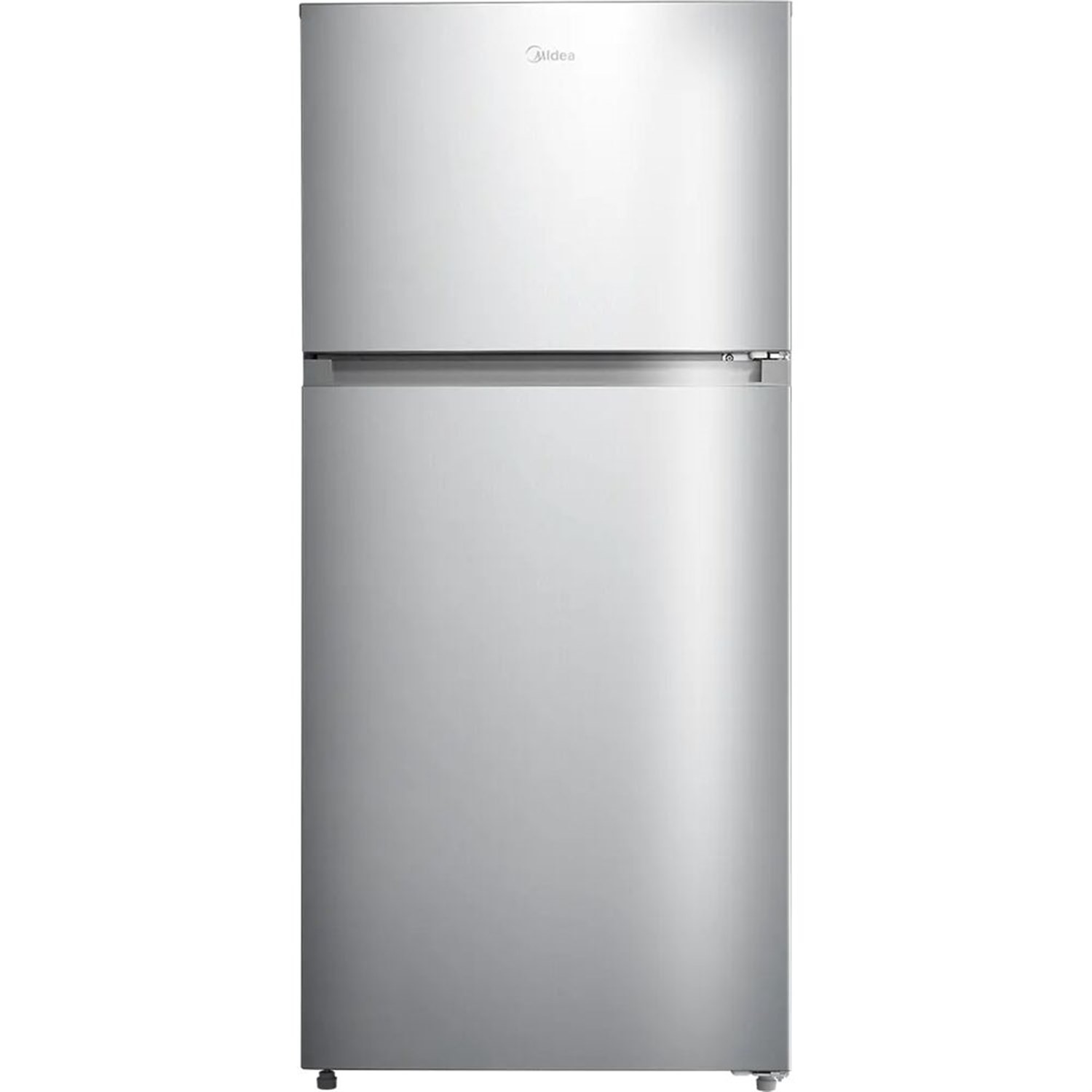 MIDEA 14 Cu. Ft. Top-Mount Freezer Refrigerator in Stainless Steel
