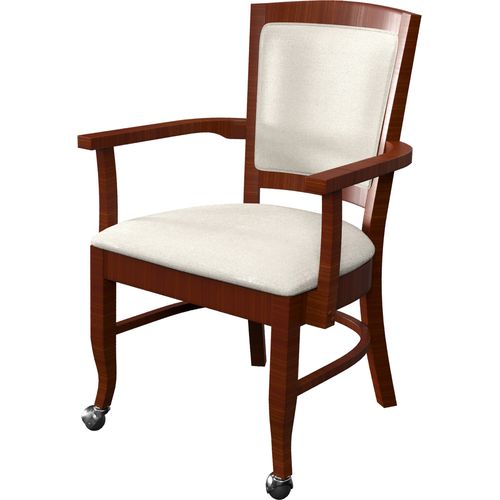 Maxwell Thomas® Williamsburg II Dining Armchair with Casters, Grade B