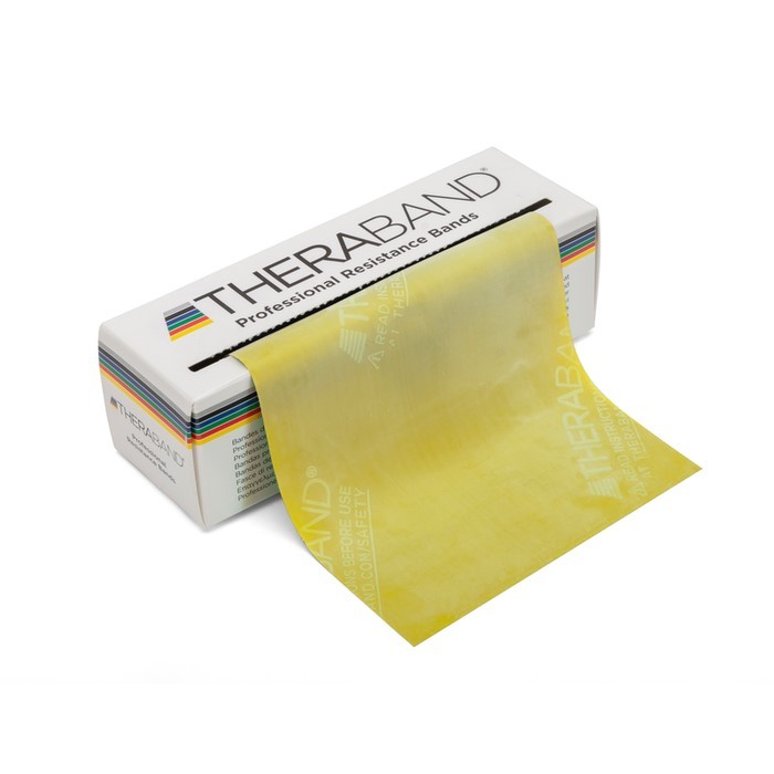 TheraBand™ Resistance Band, Latex-Free, Thin, Yellow, 50 yd. (54832)
