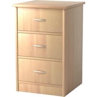 Cavallino 3-Drawer Bedside Cabinet