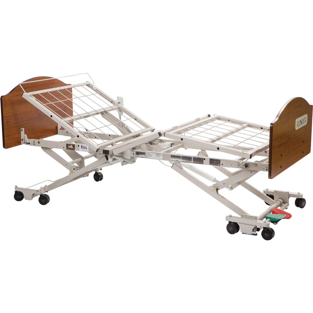 Matrix 6100 Bed, Mobile at Any Height, with Locking Casters, Laminate ...