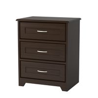 Kenner Wide 3-Drawer Bedside Cabinet