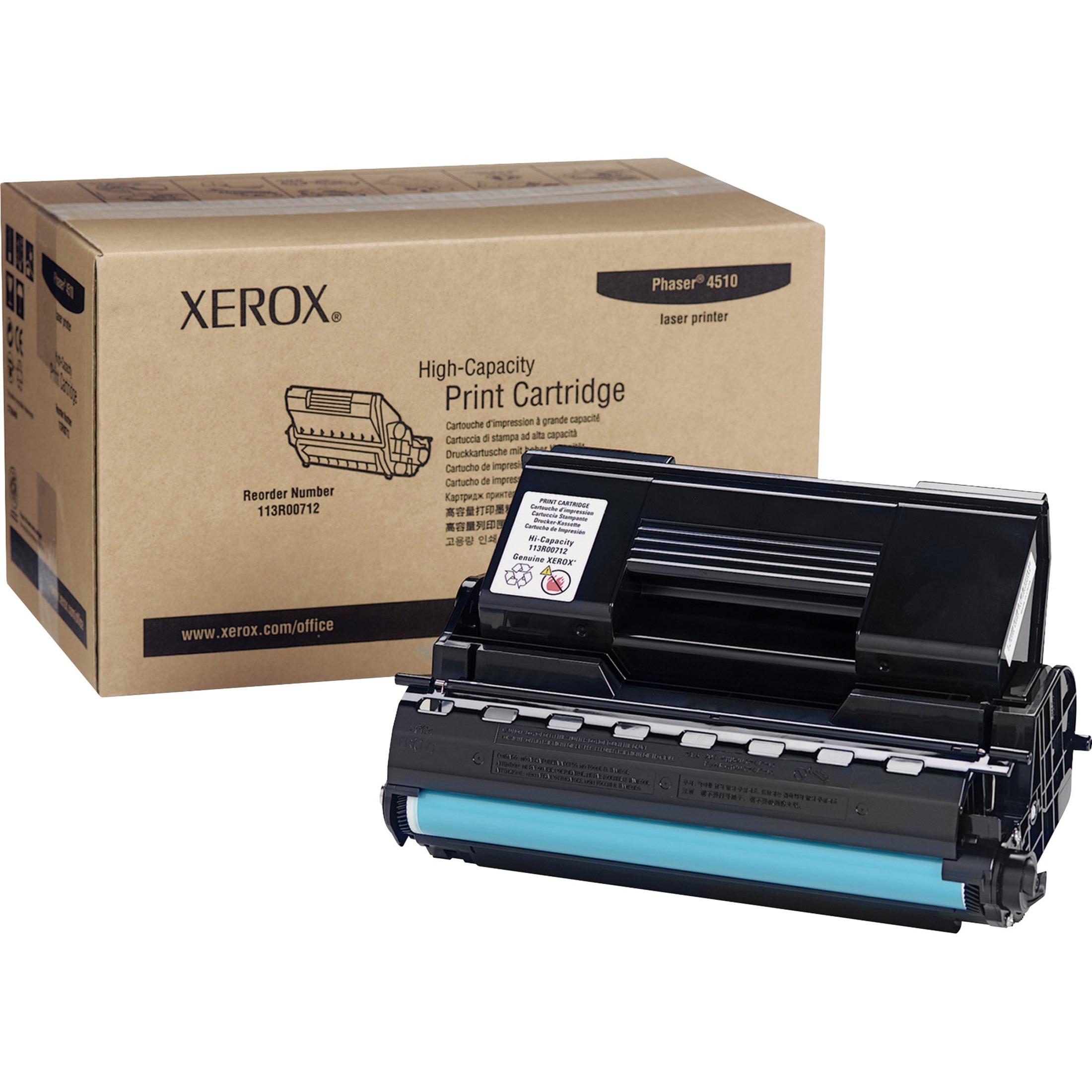 Toner Cartridge, f/Phaser 4510, 19,000 Page Yield, Black