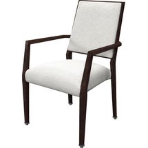 Maxwell Thomas Frankenmuth Faux-Wood Metal Dining Chair