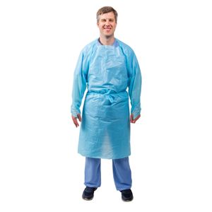 Isolation Gowns, Disposable, 100% Polyethylene